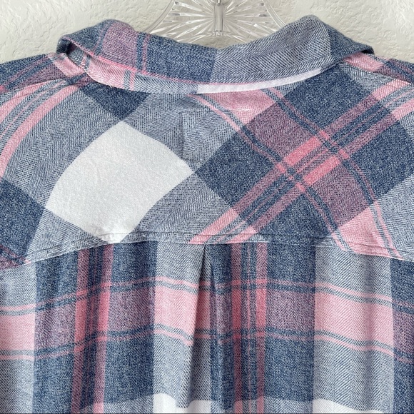 Rails Hunter Plaid Button Down In Mulberry Blue Size XS - Picture 11 of 16